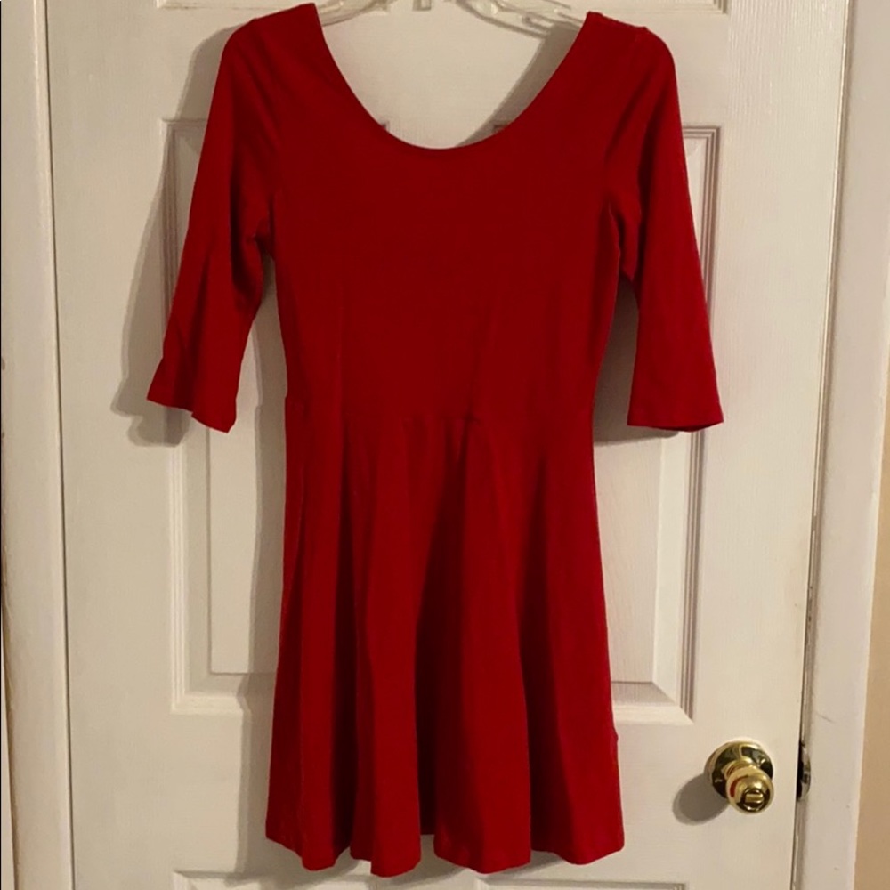 Red dress